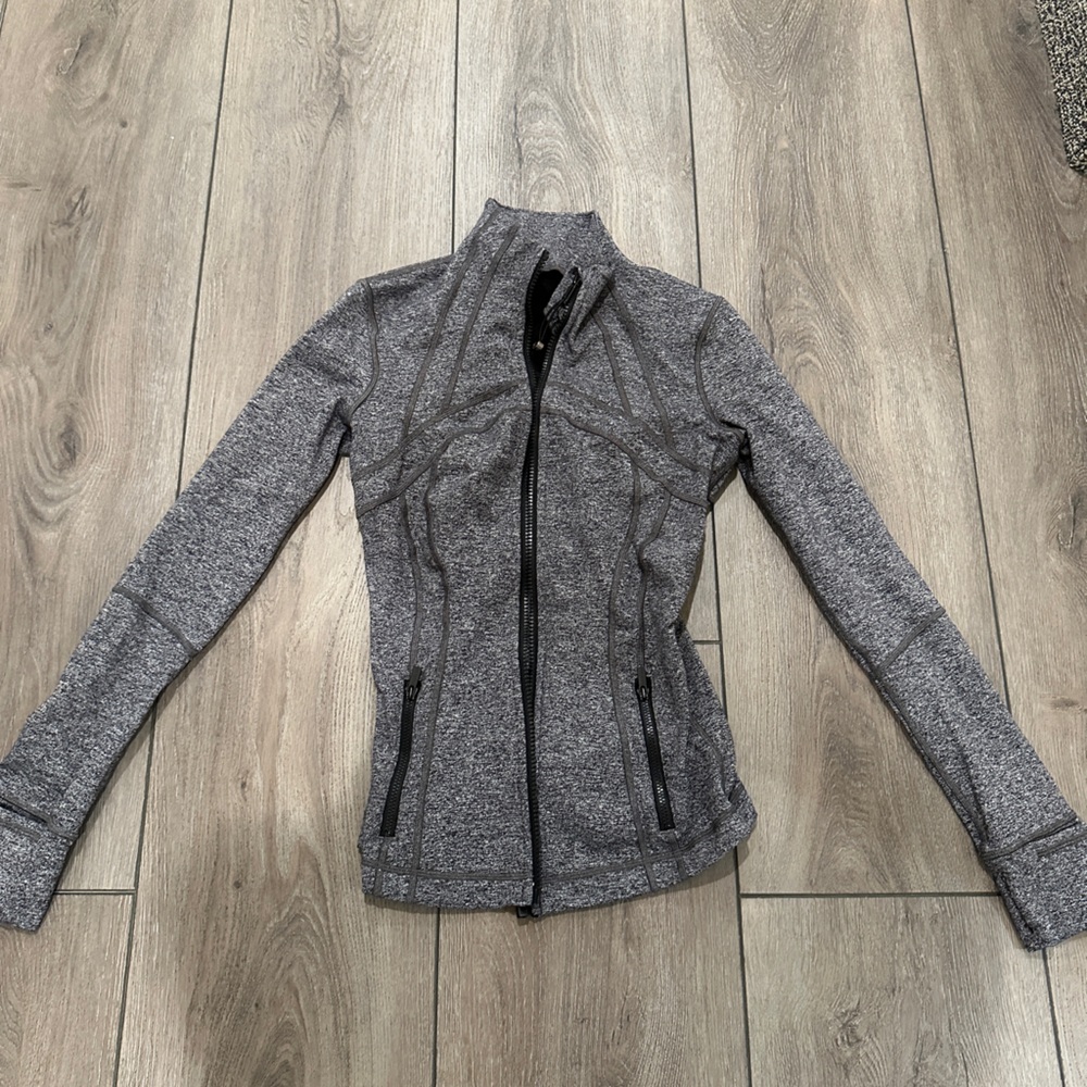 Gray Lululemon zip up